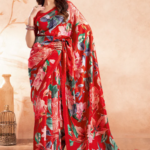 Gulab Rekha – Elegant Floral Printed Saree